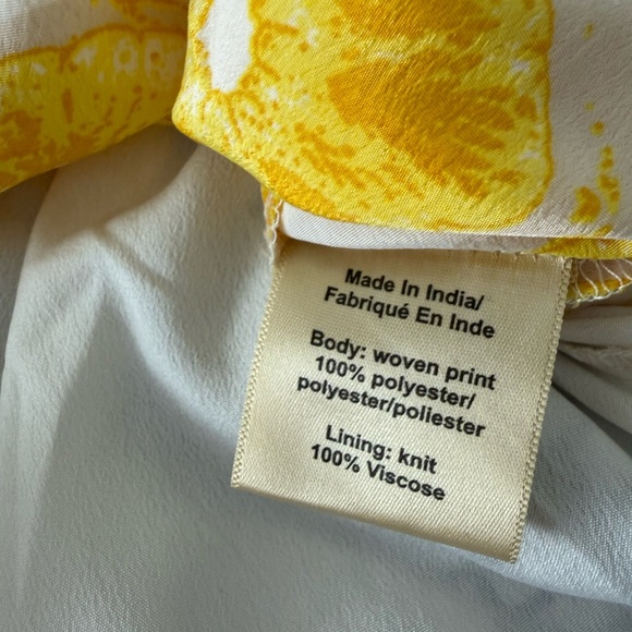 Anthropologie Porridge Lemon Print Layered Look Tank - Picture 10 of 10